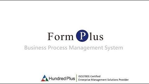 Form Plus 概念介紹 - English
