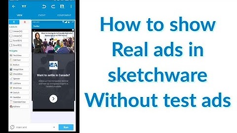 How to set real ads in sketchware || real ads