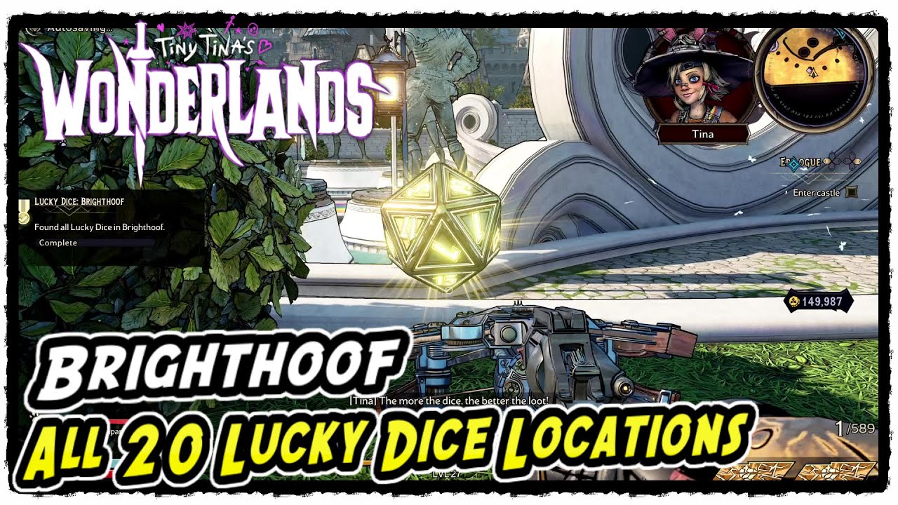 Brighthoof All 20 Lucky Dice Locations in Tiny Tina's Wonderlands YouTube