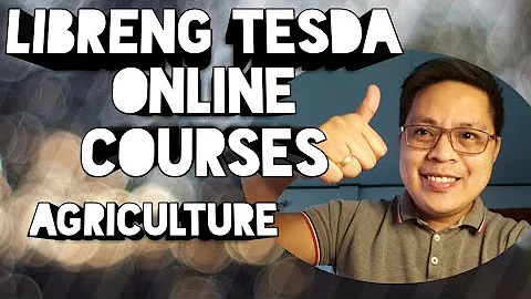 Free online courses of TESDA - Agriculture / TESDA Online Program / RenTECH PH