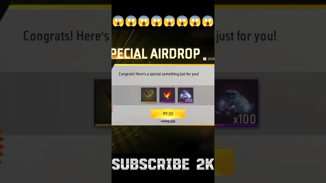 9 Rupees 🤯 Ke Redeem code Se Airdrop Purchase Kaise Kare || Free 10 rs Redeem Code || FF Redeem Code