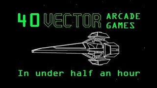 40 Vector Arcade Games In Under 30 Minutes screenshot 4