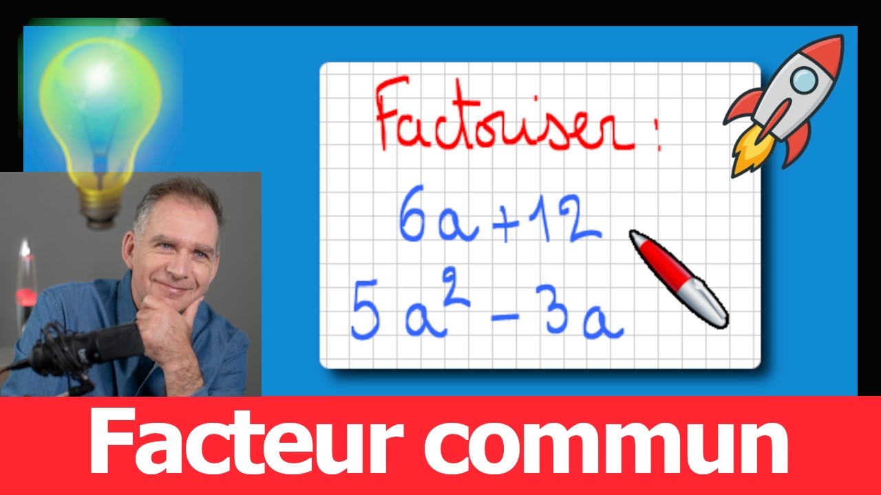 factoriser avec le facteur commun • exercice pour comprendre ...