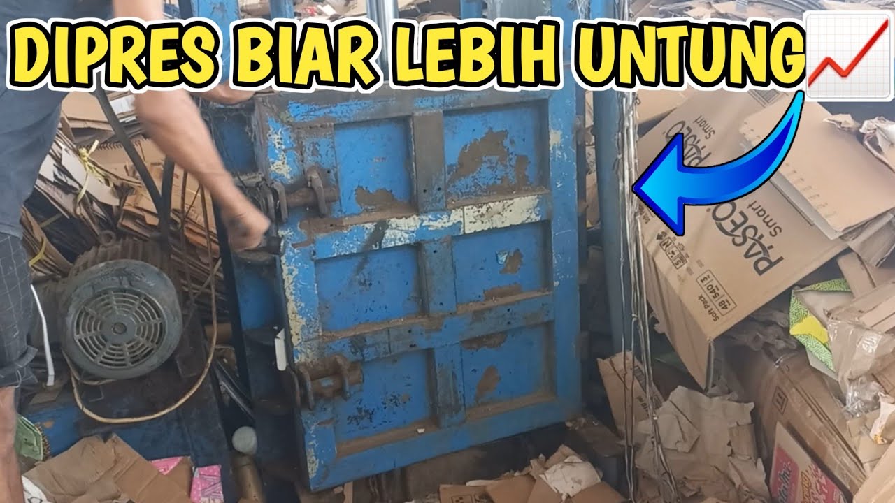 KARDUS DISINI DIPRES BIAR LEBIH BANYAK UNTUNG DAN BANYAK MUAT