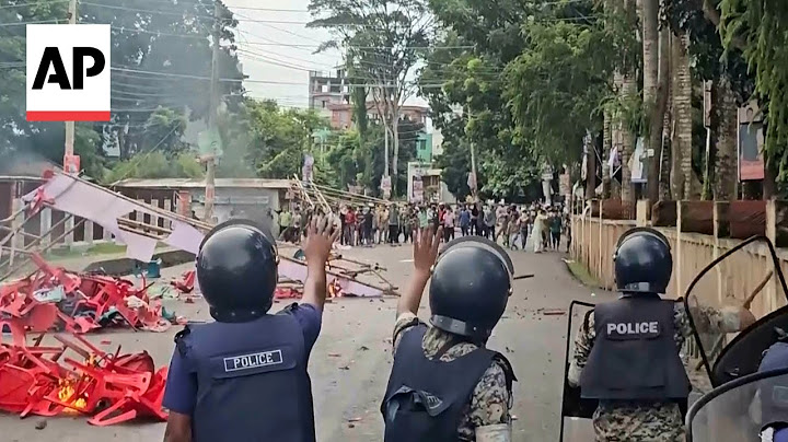 Bangladesh forces clash with supporters of ousted leader Hasina