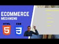 Tutorial, Building E-commerce Megamenu with HTML and CSS