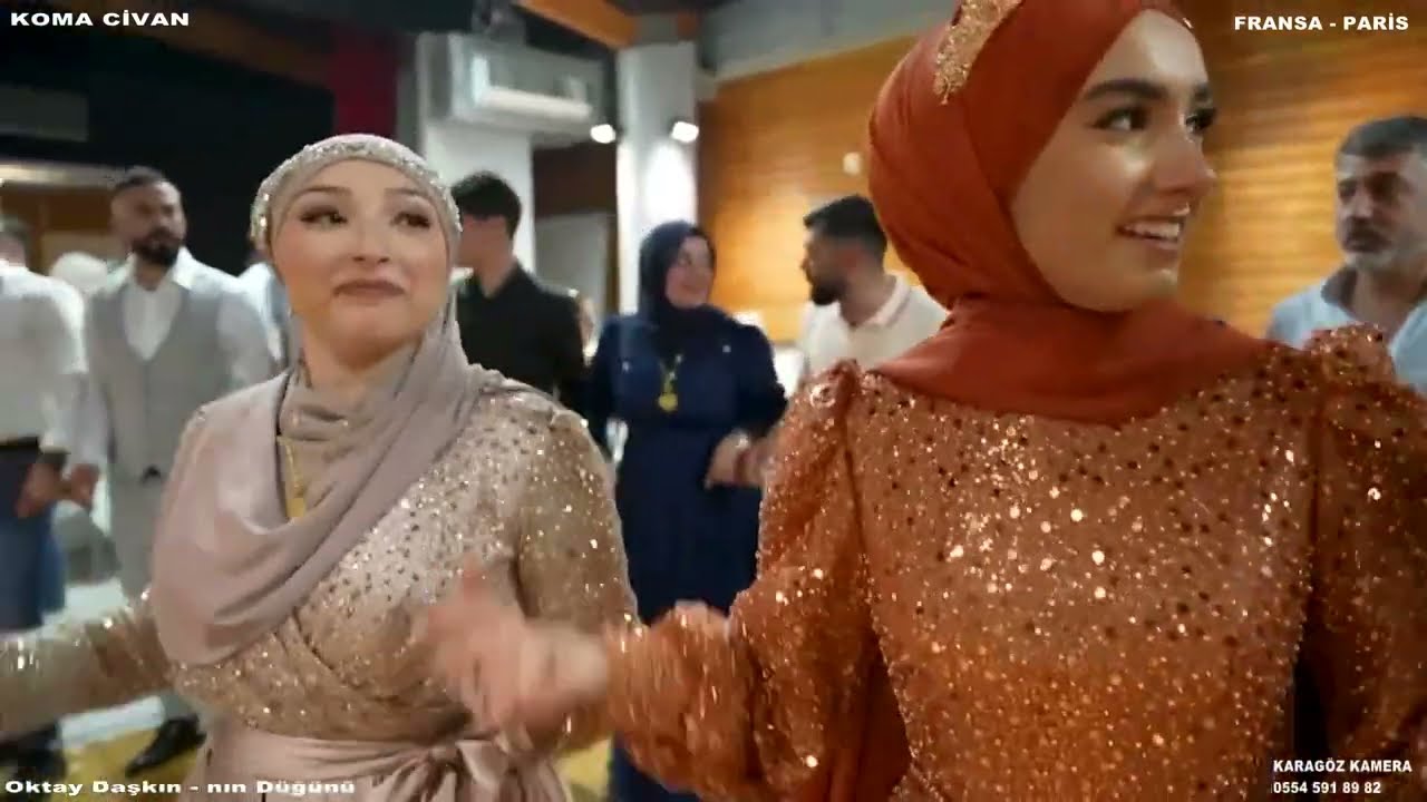 KOMA CİWAN - Halay - Fransa Paris - Oktay Daşkın - nın Düğünü Part 2
