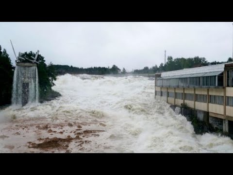 DAM SPILLWAY OPENING AND SEDIMENTS REMOVING FROM RESERVOIR