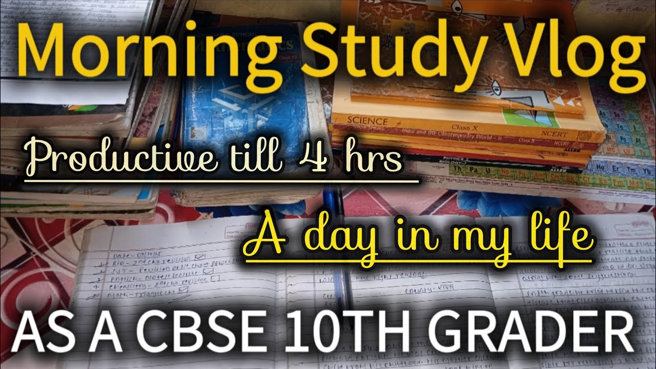 Morning study routine/ ft.10th grader vlog!! - YouTube