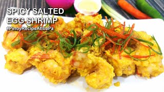 Salted Egg Shrimp Recipe