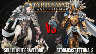 Joe Learns AoS - Soulblight Gravelords Vs Stormcast Eternals - AoS Special with @Warhipster