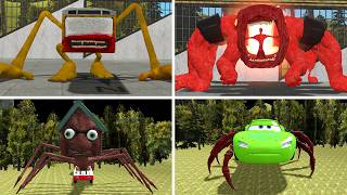 Mcqueen Monster, Thomas the GrannyHouse, Buseater Monster Tape, Train Eater Builder - In Garry's Mod