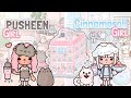 PUSHEEN GIRL VS CINNAMOROLL GIRL CUTE HOUSE DESIGN PUSHEEN GIRL VS CINNAMOROLL GIRL CUTE HOUSE DESIGN