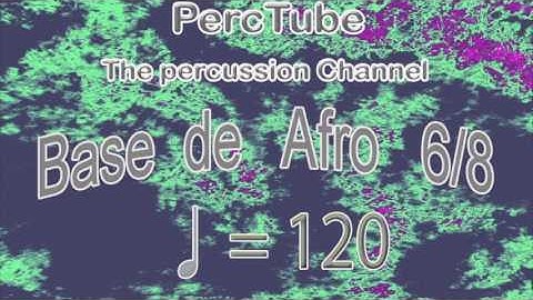 Base de Afro 6/8 a  120 BPM