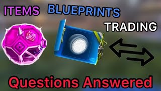 FAQ's about Items, Blueprints or Trading in Rocket League