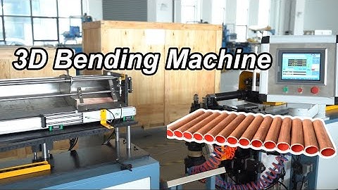BOBO 3D Pipe Bending Machine | Fully Automatic Multi-Axis Tube Bending in Seconds!