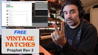 Prophet Rev2 Synth - Vintage Voice Modeling - Free Patches