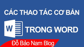 Các thao tác soạn thảo văn bản Word cơ bản cho người mới bắt đầu