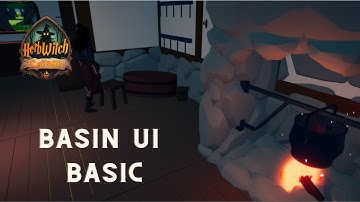 HerbWitch Cottage Devlog #21: Implementing Basic Basin UI | Game Development Progress