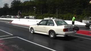 8.86 @ 166 miles per hour.