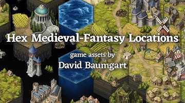 Hex Medieval-Fantasy Locations tileset promo