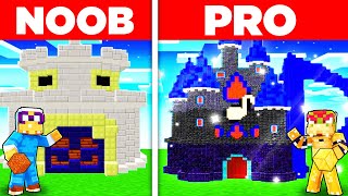 Minecraft NOOB vs PRO: BOWSER'S KIDS CASTLE BUILD CHALLENGE