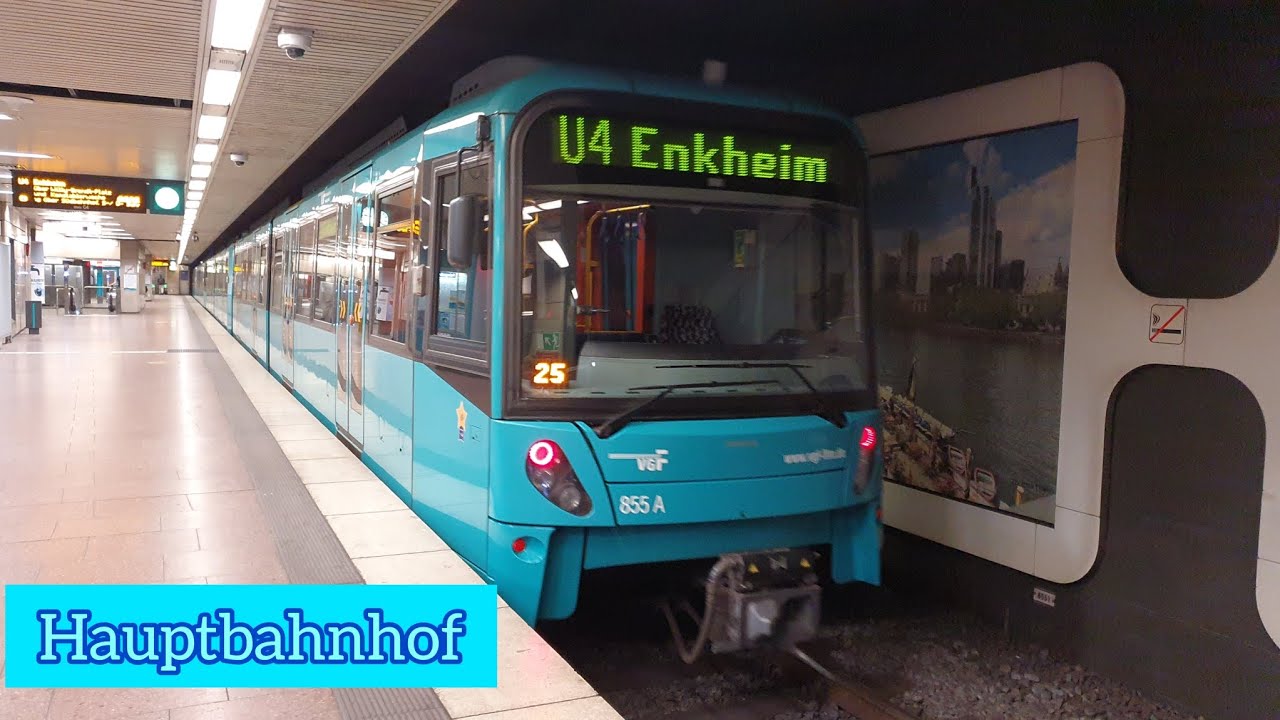 UBahnhof Hauptbahnhof U4/U5 UBahn Frankfurt(Main) YouTube