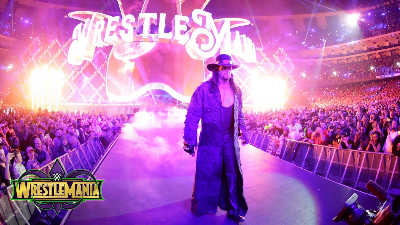 The Undertaker emerges from the darkness to accept John Cena's challenge: WrestleMania 34