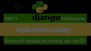 Working with templates in  django and populate it with data from DB | Django for beginners part4