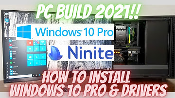 PC Build Build VLOG Part 3 - How to install Windows 10 Pro OS, Drivers and other App Software