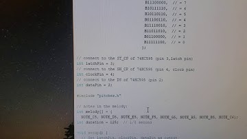 Arduino Uno Lesson 7 & 19 - Passive Buzzer and Seven Segment Display