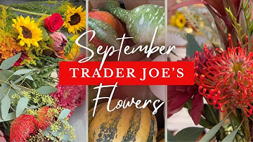 two BEAUTIFUL flower arrangements for less than $31 at Trader Joe
