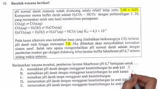 Pembahasan UN Kimia 2018 No. 10 (Menentukan Fungsi Bikarbonat & Pergeseran Kesetimbangan)