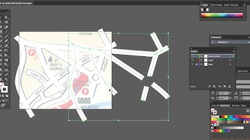 Drawing a simple street map using Adobe Illustrator