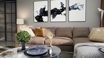 4K DXR Raytracing Realtime Interior 3D visual in Unreal engine 4.22  20sec (2080TI)