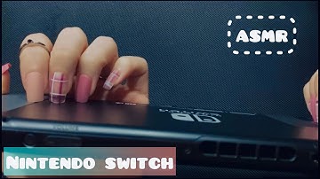 ASMR Nintendo Switch + Case Tapping and Scratching 🎮