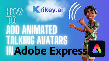 How to Add Animated Talking Avatars to Adobe Express | Krikey AI Animation