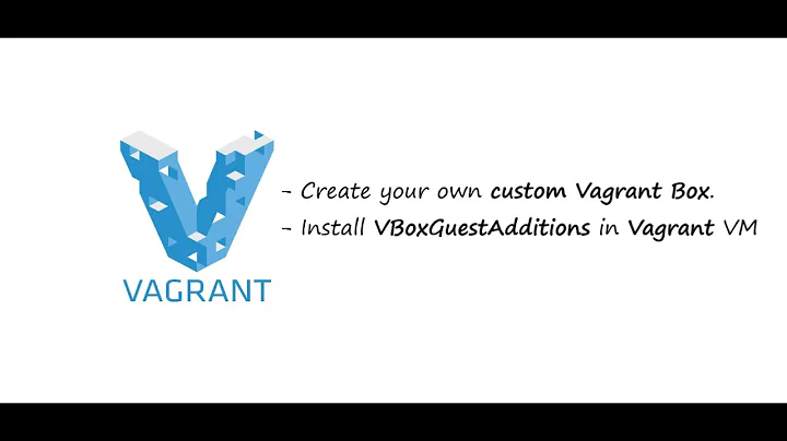 Create your own Vagrant box | Install VBoxGuestAdditions  | Port forwarding in Virtualbox VM