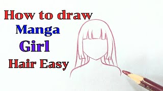 Drawing tutorial female anime hairstyles 56 Ideas