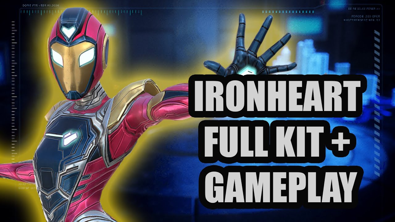 Marvel Strike Force Iron Heart Kit And Gameplay Reveal Youtube