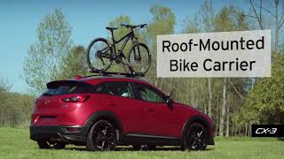 Adventure Accessory - Roof Mounted Box Bike Rack Sunridge Mazda