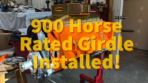 700 Horsepower Big Block Mopar Girdle Installation #stroker #bigblock