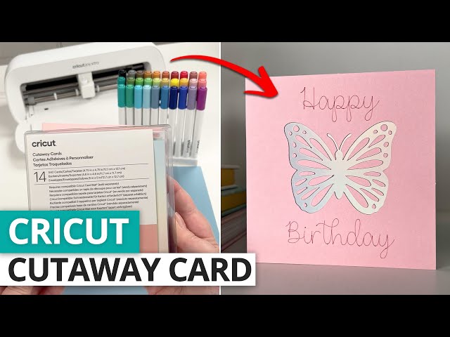  Cricut Cutaway Cards R40, Intricately Design Birthday