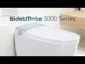 Bidetmate 5000 series electronic smart toilet with remote bidet smartbathroom hygiene usa
