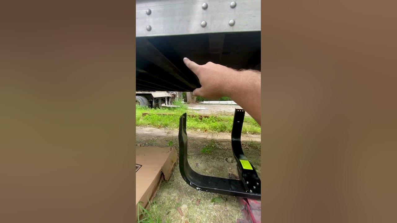 How To Install Spare Tire Rack / carrier / Holder on reefer / Dryvan