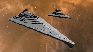 Titan Star Destroyer vs Hapes Consortium - Star Wars Empire at War Remake Mod NPC Battle