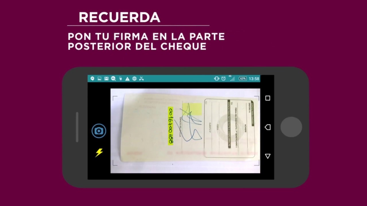 Como Depositar Un Cheque Utilizando Una Foto By Banco Guayaquil