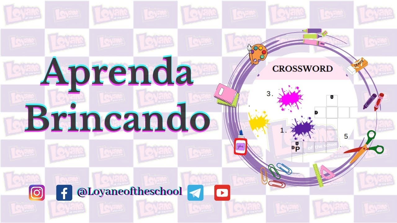 Crossword // Cruzadinha com Cores Respondendo Atividades YouTube Crossword // Cruzadinha com Cores Respondendo Atividades YouTube