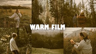 Warm Film II - Free Lightroom Mobile Presets | Warm Film Preset | Warm Preset | Film Filter