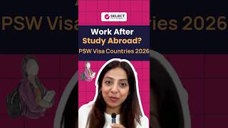 Stay Back After Study Abroad | PSW Visa Countries 2026 for International Students #shorts